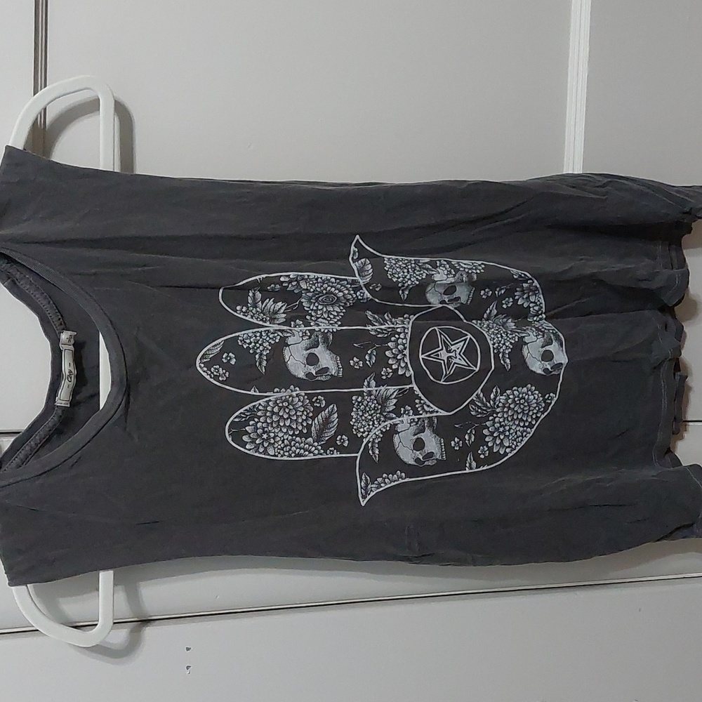 Gray Obey tank-top